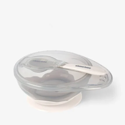 Činija sa vakuumom i kašičicom Kikka Boo - Beige