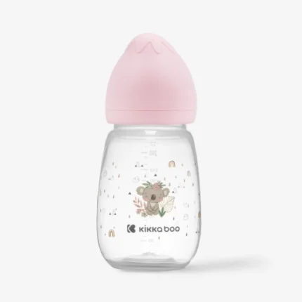 Kikka Boo anti-colic plastična flašica 260ml Savanna - Pink