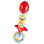 HAPE DEČIJA DRVENA RAKETA KOJA IZDUVAVA LOPTICE - Slika 5