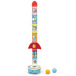 HAPE DEČIJA DRVENA RAKETA KOJA IZDUVAVA LOPTICE - Slika 4