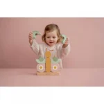 Drvena uspravna slagalica leptir - Flowers & Butterflies - Slika 2