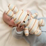 Plišana igračka zeka Miffy Vintage 25cm - Pruge all-over - Slika 4