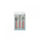 Dečiji pribor za jelo, 3 kom - Flowers & Butterflies - Slika 4