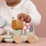 Drveni vozić na povlačenje - Flowers & Butterflies - Slika 4