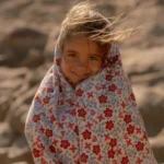 Peškir za plažu - Sunny Flowers, 60 x 120cm - Slika 2