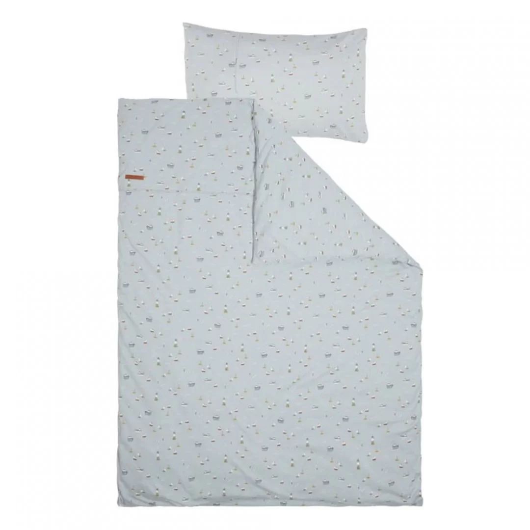 Prekrivač sa jastučnicom - Sailor bay blue