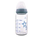 LORELLI STAKLENA FLASICA 120ml SA ANTI-COLIC CUCLOM - BLUE STARS - Slika 2