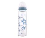 LORELLI STAKLENA FLASICA 240ml SA ANTI-COLIC CUCLOM - BLUE STARS - Slika 2