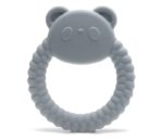 LORELLI SILIKONSKA GLODALICA ZA BEBE PANDA NATURAL - GREY