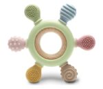 LORELLI SILIKONSKO DRVENA GLODALICA ZA BEBE RUDDER - FRESH GREEN - Slika 2