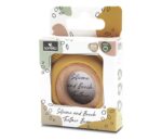 LORELLI SILIKONSKO DRVENA GLODALICA ZA BEBE BEAR  - NATURAL YELLOW - Slika 2