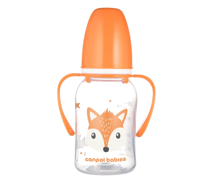 CANPOL BABIES FLASICA SA DRSKAMA CUTE ANIMALS 120ml (11/823) - ORANGE