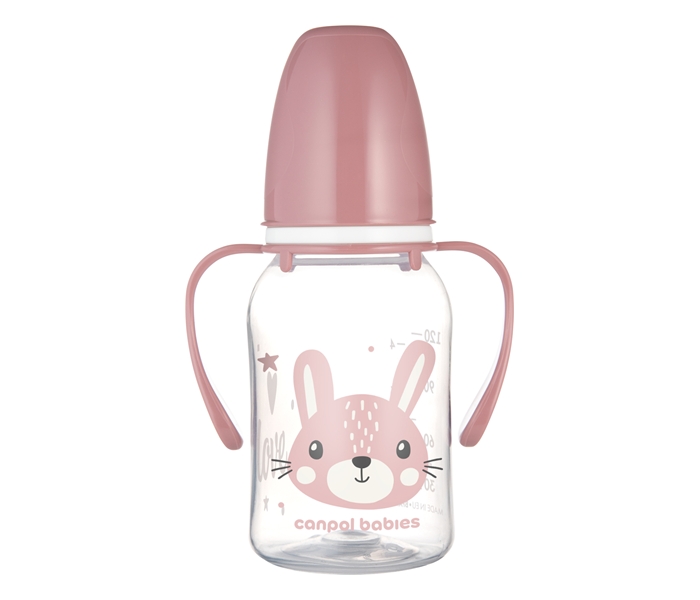 CANPOL BABIES FLASICA SA DRSKAMA CUTE ANIMALS 120ml (11/823) - PINK