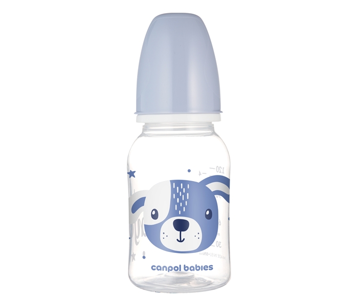 CANPOL BABIES FLASICA CUTE ANIMALS 120ml (11/851) - BLUE