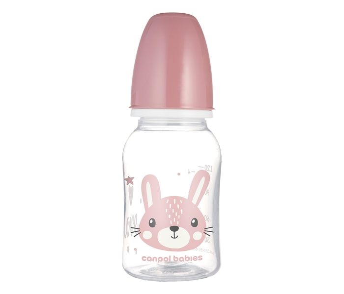 CANPOL BABIES FLASICA CUTE ANIMALS 120ml (11/851) - PINK
