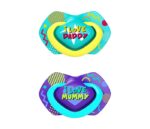 CANPOL BABIES SILIKONSKA VARALICA 0-6M NEON LOVE 2 KOM - BLUE - Slika 3