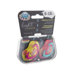 CANPOL BABIES SILIKONSKA VARALICA 6-18M NEON LOVE 2 KOM PINK - Slika 2