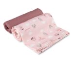 CANPOL BABIES MUSLIN PELENA (70x70cm) BONJOUR PARIS PINK - 2kom - Slika 5