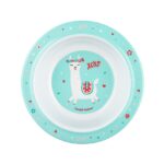 CANPOL BABIES MELAMIN CINIJA SA PRIJANJAJUCIM DNOM 4/519 -  (270ml) EXOTIC ANIMALS TURQUOISE