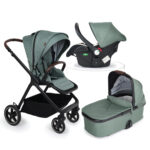 Jungle Lumi 3u1 Kolica za bebe maslinasto zelena