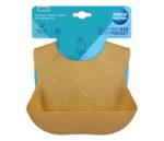 CANPOL BABIES SILIKONSKA PORTIKLA SA DZEPOM DOTS 51/029 YELLOW - Slika 2