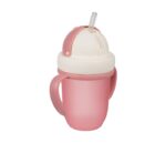 CANPOL BABIES SOLJA SA SILICONSKOM FLIP-TOP SLAMCICOM 210ML MATTE PASTELS - PINK - Slika 5