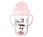 CANPOL BABIES NON-SPILL SPORTSKA SOLJA SA SLAMCICOM (TEG) 270ml 56/606 EXOTIC ANIMALS - PINK - Slika 2