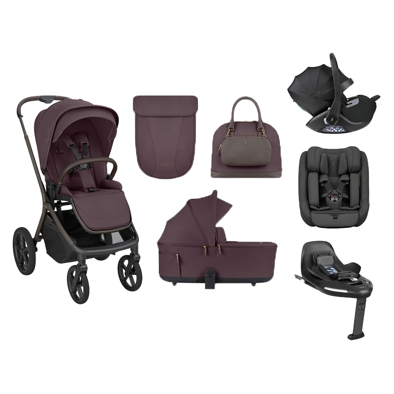 Kikka Boo Goya Platinum kolica 5u1 bundle set Merlot