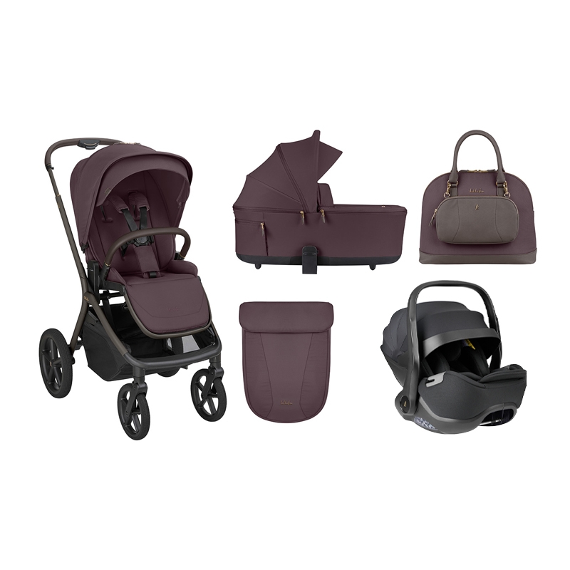 Kikka Boo Goya Platinum kolica 3u1 Merlot