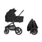 Kikka Boo Goya Platinum kolica 5u1 bundle set Noir - Slika 11