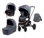 BBO KOLICA ZA BEBE 3u1 (6567) FLEXITRIO - GREY