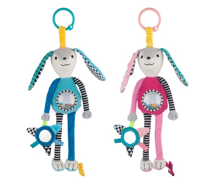 CANPOL BABIES PLISANA IGRACKA SA ZVECKOM I OGLEDALOM 68/061 "LONG EARS"