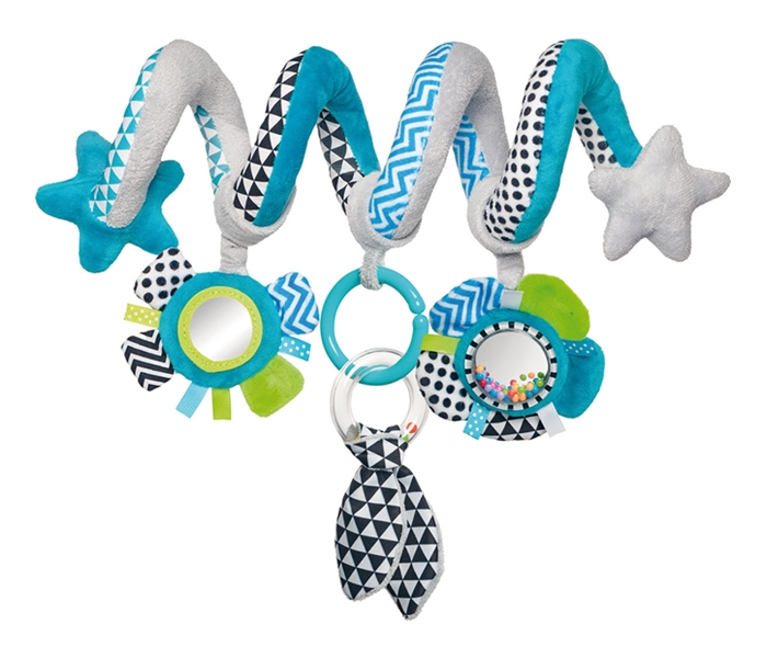 CANPOL BABIES PLISANA IGRACKA ZIG ZAG  - BLUE 68/063