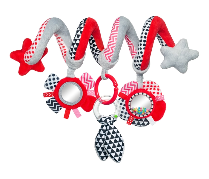 CANPOL BABIES PLISANA IGRACKA ZIG ZAG  - RED 68/063