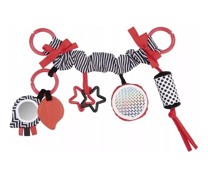 CANPOL BABIES IGRACKA ZA KOLICA NIZ SENSORY TOYS - RED 68/071