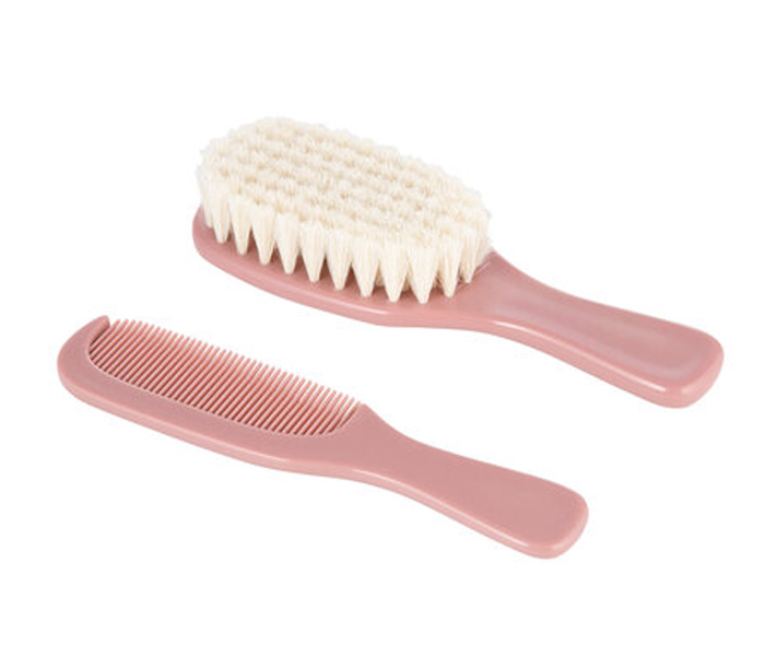 CANPOL BABIES CESALJ I CETKA NATURAL BRISTLES 7/406 GOLD  PINK