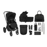 Kikka Boo Goya Platinum kolica 5u1 bundle set Noir - Slika 9