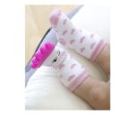 BABYJEM PAMUCNE CARAPICE ZA BEBE SA GLODALICOM 6-12m - ZA DEVOJCICE - Slika 3