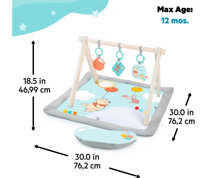 KIDS II DISNEY BABY PODLOGA ZA IGRU - WINNIE THE POOH ONCE UPON A TUMMY TIME ™ 13124 0M+