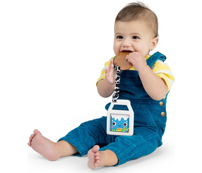 KIDS II BRIGHT STARTS  ZVECKA/GLODALICA ZA BEBE 16705 COOKIES & TEETHE™ 2-U-1 0M+