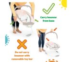 KIDS II BRIGHT STARTS LEZALJKA ZA BEBE - PINK PARADISE 16732 - Slika 2