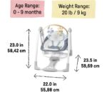 KIDS II INGENUITY LJULJASKA ™ - CHAMBRAY 16925 0-9m (MAX 9kg)