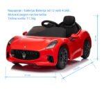 BBO AUTO NA AKUMULATOR MASERATI 12V (BBH-050) - RED - Slika 2