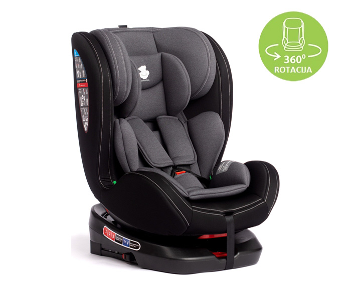 BBO AUTO SEDISTE I-SIZE COSMOS ISOFIX (BS09P) 40-150cm - DARK GREY