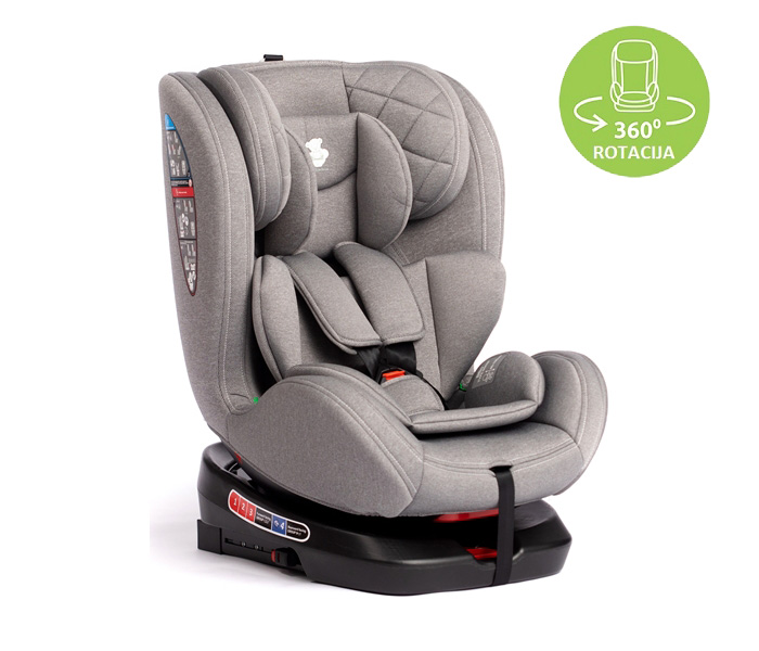 BBO AUTO SEDISTE I-SIZE COSMOS ISOFIX (BS09P) 40-150cm - LIGHT GREY