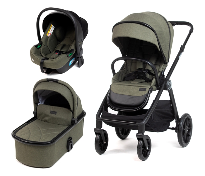BBO KOLICA ZA BEBE 3u1 (D1) VOYAGE - MOSS GREEN