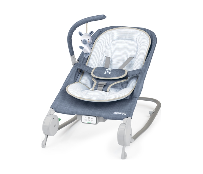 KIDS II INGENUITY LEZALJKA HAPPY BELLY™ CHAMBRAY 0-6m (SA MASAZEROM ZA GRCEVE)