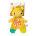 KIDS II BRIGHT STARTS ZVECKA/GLODALICA ZA BEBE - ZIRAFA I SLON 8916 SNUGGLE&TEETHE - Slika 8